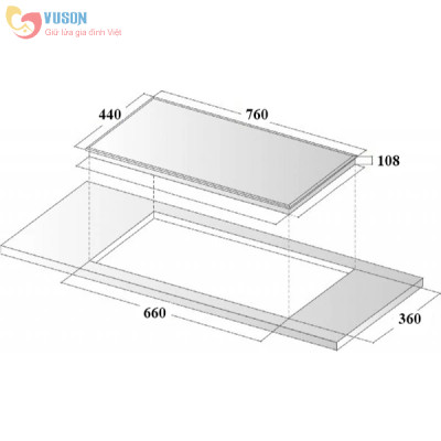 Bếp gas âm Eurosun EU-GA279 - Hàng chính hãng