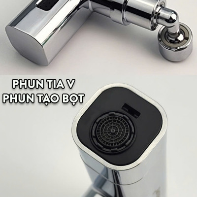 Đầu vòi tăng áp đa năng, điều hướng 360 độ, 3 chế độ chảy ưu việt cho vòi rửa chén Eurolife EL-TA05