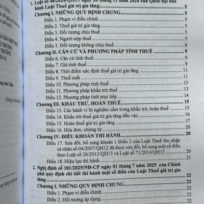 Sách Luật Thuế - Thuế Giá Trị Gia Tăng, Thu Nhập Doanh Nghiệp, Thuế Thu Nhập Cá Nhân (V2619T)