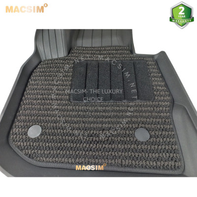 Thảm lót sàn ô tô 2 lớp cao cấp dành cho xe BMW X3 NEW 2018+ nhãn hiệu Macsim 3w chất liệu TPE