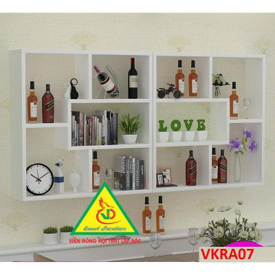Kệ trang trí treo tường VKRA07A - Nội thất lắp ráp