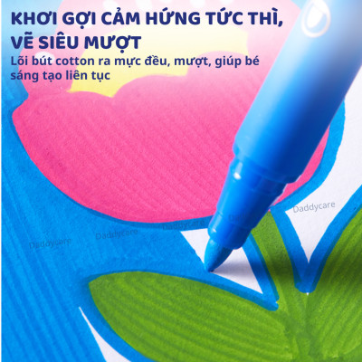 Màu nước Acrylic Markers Mideer, bút đánh dấu highlight cho bé