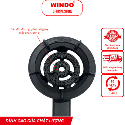 Bếp Gas Công Nghiệp Hầm WINDO - 200C | Bếp chuyên hầm | Tiết kiệm gas- Hàng Chính Hãng
