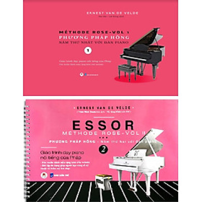 Combo Sách - Giáo Trình Dạy Piano Nổi Tiếng Của Pháp (Bộ 2 Tập)