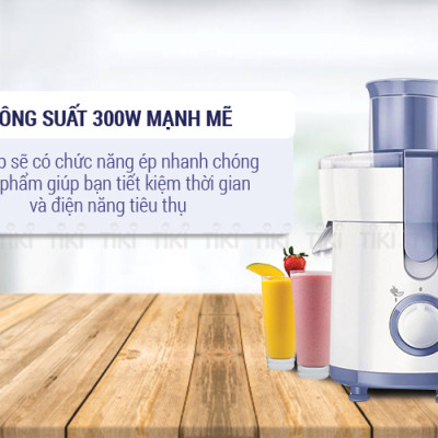 Máy Ép Trái Cây Philips HR1811 (300W) - Trắng Xanh - Hàng chính hãng