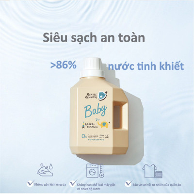 NƯỚC GIẶT QUẦN ÁO EM BÉ KHÁNG KHUẨN CHO DA NHẠY CẢM - GENTLE ENZYME/GENTLE SENSITIVE - 1200ML