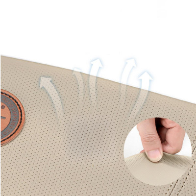 Bộ Gối Tựa Đầu, Tựa Lưng Ô Tô 100% Cao Su Non Đặc Biệt Bọc Da Cao Cấp - SIÊU ÊM, SIÊU ĐÀN HỒI - Hàng Nhập Khẩu