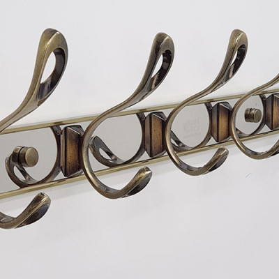 Móc treo quần áo 5 chấu mạ Đồng giả cổ Eurolife EL-M3 (Vàng)