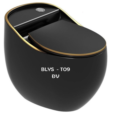 Bồn cầu trứng nguyên khối Tundo Yoshi nano kháng khuẩn CTT09ĐV 660x620x470mm