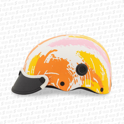 ƯU ĐÃI - Mũ bảo hiểm lỗ thông gió hoa văn chính hãng NÓN SƠN AMP-TR101