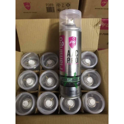 Bọt tẩy vệ sinh khử trùng điều hoà xe hơi, nhà cửa Flamingo F020 xịt khử mùi điều hoà dàn lạnh Freeship