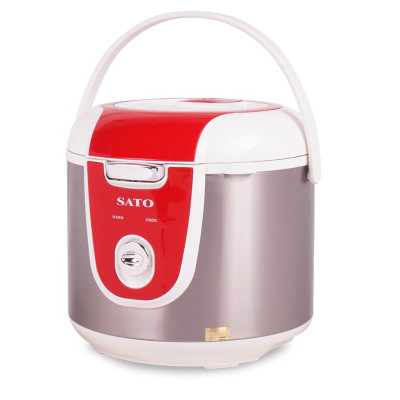 Nồi Cơm Điện SATO 18Q023 (G) 1.8L - Thiết kế quai xách chắc chắn, chống tràn tốt, nút điều khiển đơn giản, tiện dụng - Miễn phí vận chuyển toàn quốc - Hàng chính hãng