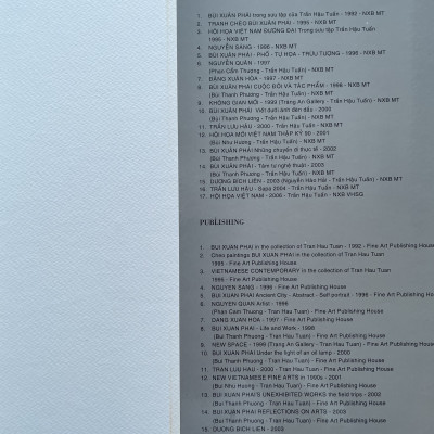 CÁC HOẠ SĨ VIỆT NAM ĐƯƠNG ĐẠI (BÌA CỨNG)