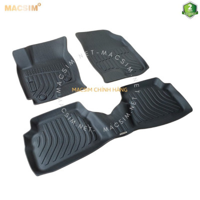 Thảm lót sàn xe ô tô Hyundai Getz (sd) Nhãn hiệu Macsim chất liệu nhựa TPE cao cấp màu đen