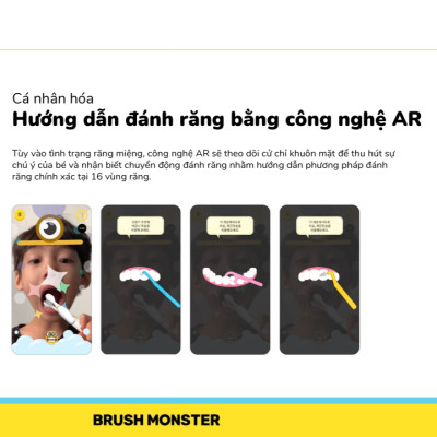 Bàn Chải Đánh Răng Điện Thông Minh Sonic Trẻ Em, BMT-1000, An Toàn, Kháng Khuẩn, Sử Dụng Công Nghệ Thực Tế Ảo