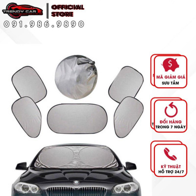  Freeship Rèm chắn nắng cho Ô tô Bộ 6 tấm chắn nắng xe ô tô