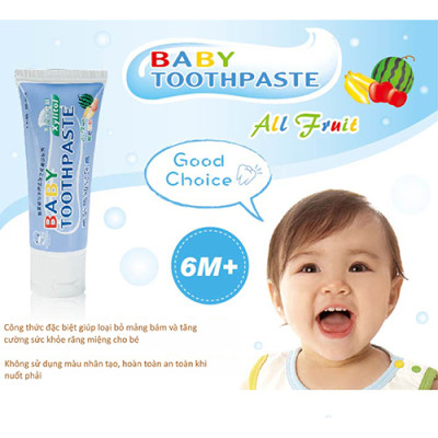 Kem Đánh Răng Cho Bé Ku.Ku Duckbill - Từ 06 Tháng Tuổi - Hương Trái Cây