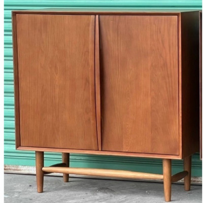 Tủ bếp 2 cánh gỗ Tundo 87 x 39 x 100 cm màu xoan đào