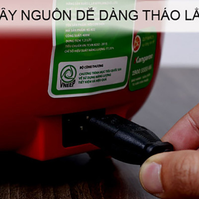 Nồi Cơm Điện Kangaroo KG822 (1.2L) - Hàng chính hãng