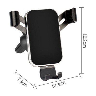 Giá đỡ điện thoại trên ô tô kẹp gắn cửa khe gió điều hoà xoay 360 độ vân cacbon tinh tế nhỏ gọn cho xe Toyota vios 2017