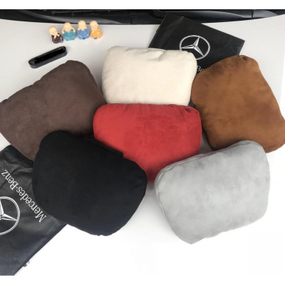 Gối Tựa Đầu Ô Tô Maybach vải da Lộn Ancatara