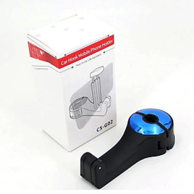 Móc Treo Đồ Sau Ghế Có Giá Đỡ Điện Thoại Dành Cho Xe Hơi