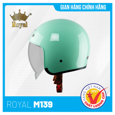 Nón bảo hiểm Royal M139 Kính Âm Trơn Sành Điệu, Trẻ Trung, Thời Thượng 