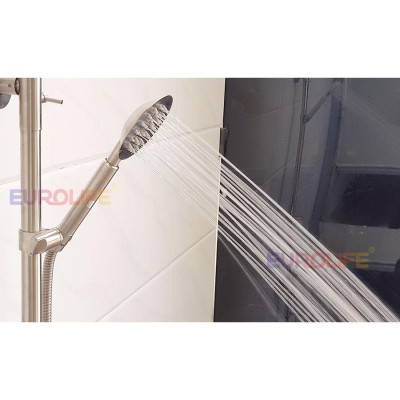 Bộ vòi sen tắm đứng INOX 304 nóng lạnh EL-S909 (Trắng bạc)