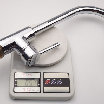 Vòi rửa  chén nóng lạnh Đồng mạ Chrome Eurolife EL-KM01 (Trắng bạc)