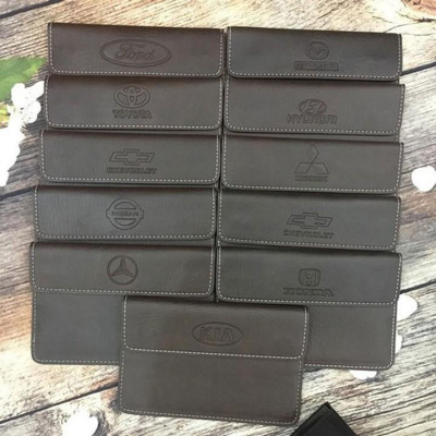 Ví đựng giấy tờ xe ô tô Ford Da Cao Cấp, Ví da đựng giấy tờ xe ô tô