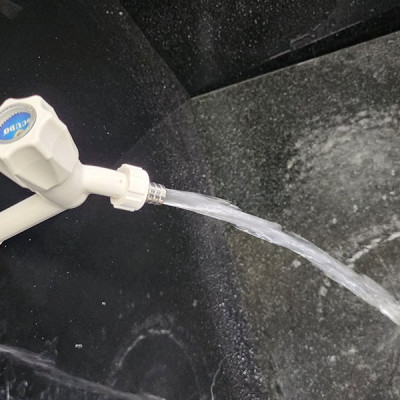 Bộ 3 vòi hồ tay núm tròn nhựa PP trắng, thân dài, ren 21-27mm Eurolife EL-HN06 (Trắng) (3 cái)