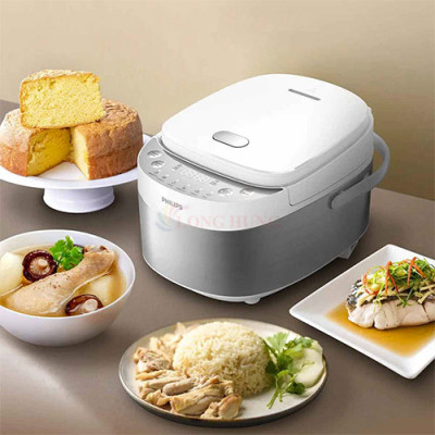 Nồi cơm điện tử Philips 0.85 lít HD3170/66 - Hàng chính hãng