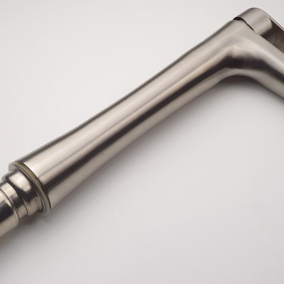 Vòi lavabo điếu nóng lạnh, Inox SUS 304 Eurolife EL-T023 (Trắng vàng )