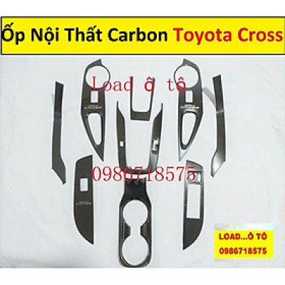 Ốp Nội Thất Xe Toyota Cross 2020-2022 Mẫu Vân Carbon Cao Cấp Nhất Thị Trường