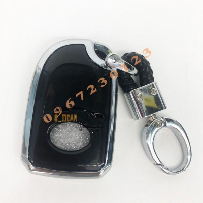 Ốp Chìa Khóa Ô Tô Mạ Crom Toyota Vios - Yaris 2019-2021