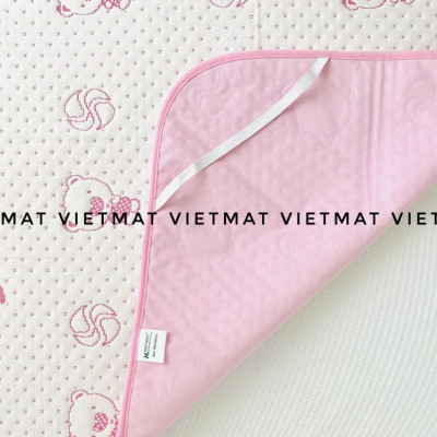 Tấm Lót Chống Thấm VIETMAT Màu Hồng (Size 70 x 100 cm)