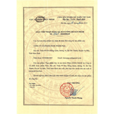 Dáng Ngọc PQA Thành Phần Từ Thiên Nhiên Hỗ Trợ Ăn Ngon Miệng, Bồi Bổ Sức Khỏe Hộp 125ml