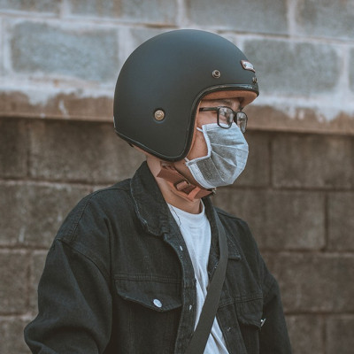 Nón bảo hiểm 3/4 Bulldog Perro 4U cao cấp Chính hãng, Lót tháo rời, Tặng khóa số chống trộm, túi xách và balo rút Bulldog