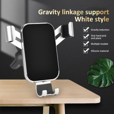 Giá đỡ điện thoại trên ô tô kẹp gắn cửa khe gió điều hoà xoay 360 độ vân cacbon tinh tế nhỏ gọn cho xe Toyota vios 2017