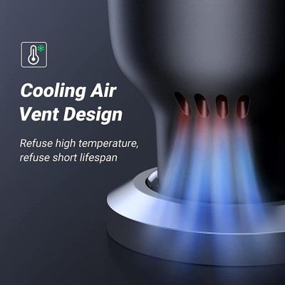 Ugreen UG20467CD239TK 69w 2 cổng Type C + 1 usb A Bộ sạc nhanh 3 cổng điện thoại trên ô tô màu đen - HÀNG CHÍNH HÃNG