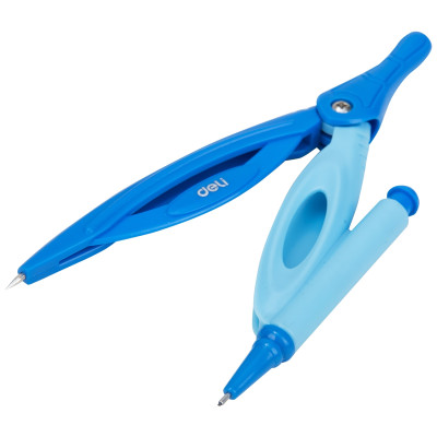 Bộ Compa Deli, Xanh/Hồng, Gồm 7 Dụng Cụ/Bộ - EG30304