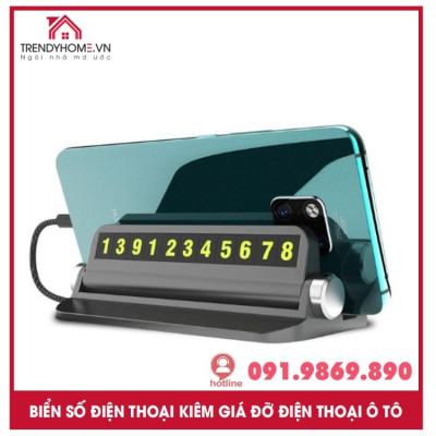 Bảng gắn số kiêm giá đỡ điện thoại gắn taplo ô tô | Hộp ghi số điện thoại dạ quang cho ô tô vios 2017 Hyundai, Toyota