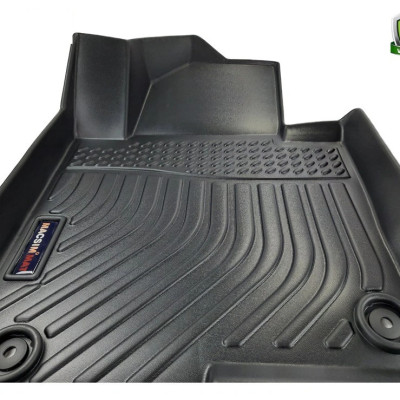 Thảm lót sàn xe ô tô Kia Optima 2016- 2020 Nhãn hiệu Macsim chất liệu nhựa TPE cao cấp màu đen