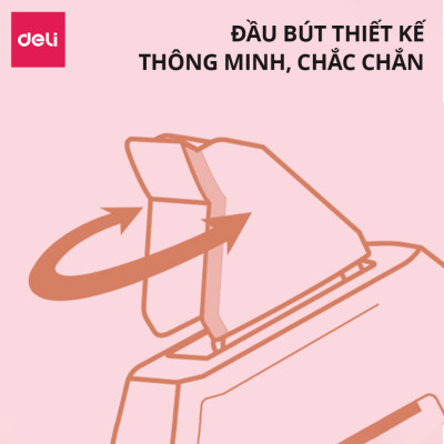 Bút Xóa Băng Kéo Đám Mây 5M Deli Paste Xinh Xắn - Xóa Sạch Phủ Kín Khô Nhanh Có Thể Viết Đè Lên Học Sinh Văn Phòng