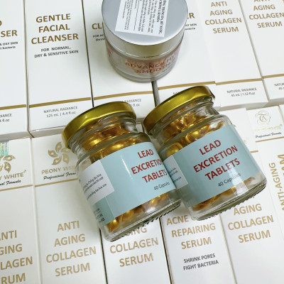 Viên Thải Chì PEONY WHITE 40v - Mờ Thâm Nám - Dưỡng Trắng Da - Giảm Tác Nhân Gây Nám - Phục Hồi - Chống Lão Hóa