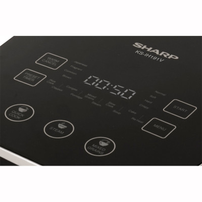 Nồi cơm điện cao tần Sharp 1.8 lít KS-IH191V-BK - Hàng Chính Hãng