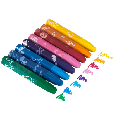 Bút sáp dầu Deli - Hộp giấy 12 màu/18 màu/24 màu - 1 Hộp - EC20100/EC20110/EC20120