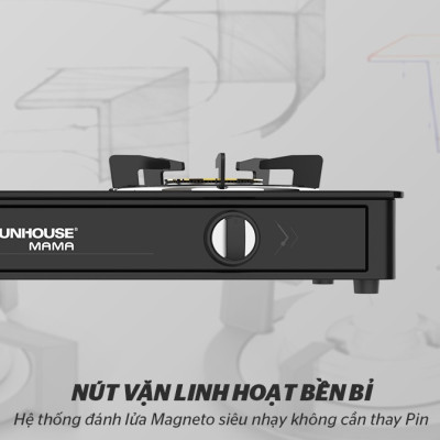 BẾP GAS DƯƠNG KÍNH SUNHOUSE MAMA MMB0911 - Hàng Chính Hãng