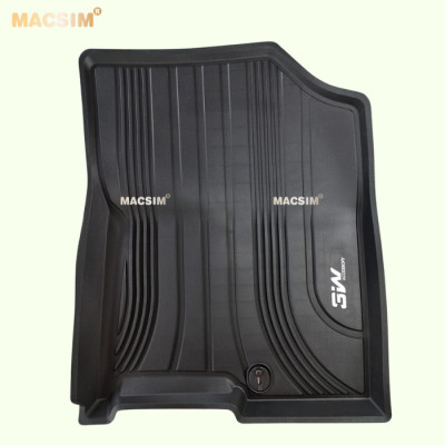 Thảm lót sàn xe ô tô Kia sorento 2021- nay Nhãn hiệu Macsim 3W chất liệu nhựa TPE đúc khuôn cao cấp - màu đen