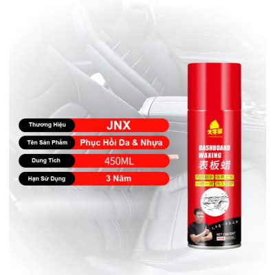 Chai Xịt Dưỡng Nhựa Nhám Ô tô - Phục Hồi Làm Mới Ghế Da DASHBOARD WAXING 450ml ️FLASH SALE️